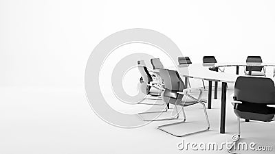 Conference Table Stock Photo