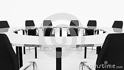 Conference Table Stock Photo