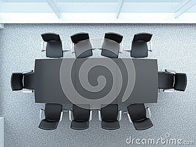 Conference table Stock Photo