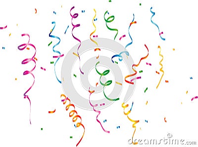 Confetti Vector Illustration