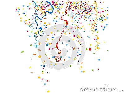 Confetti Vector Illustration