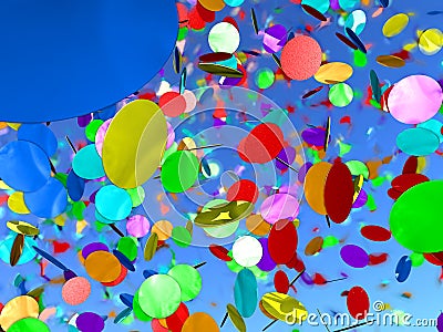 Confetti Stock Photo