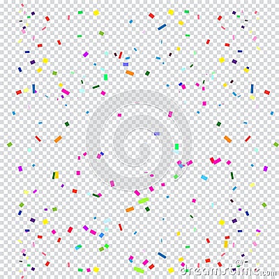 Confetti Vector Illustration