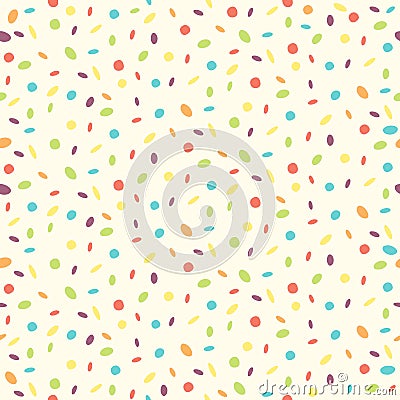 Confetti Pattern Vector Illustration