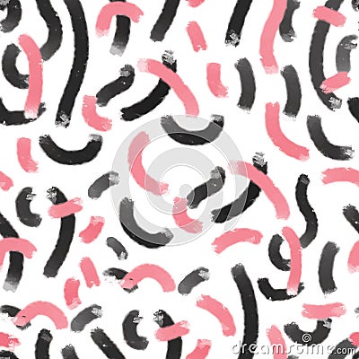 Confetti seamless pattern. Stock Photo