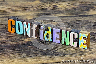 Confidence confident leader trust people successful leadership believe lifestyle Stock Photo