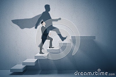 Confidence and growth concept Stock Photo