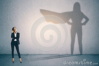 Confidence and success concept Stock Photo