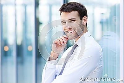 Confident business man Stock Photo