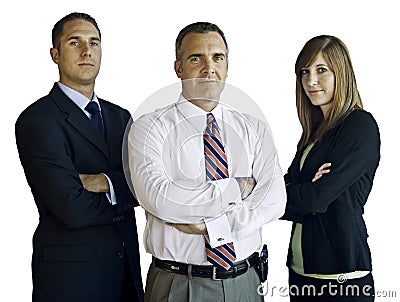 Confident Business Team Stock Photo