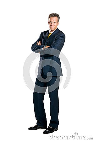 Confident businessman Stock Photo