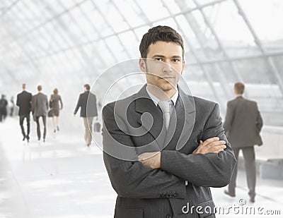 Confident businessman Stock Photo