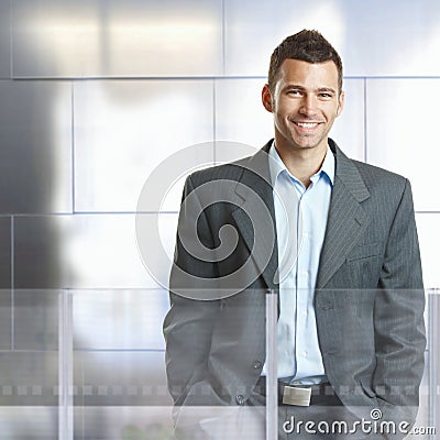 Confident businessman Stock Photo