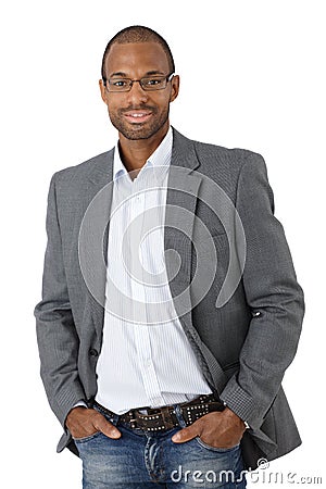 Confident businessman Stock Photo