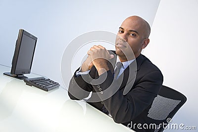 Confident businessman Stock Photo