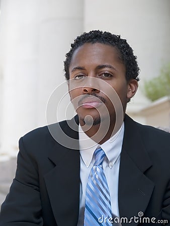 Confident businessman portrait Stock Photo