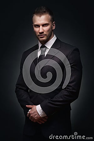 Confident businessman portrait Stock Photo