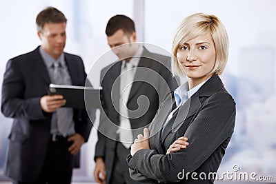 Confident businesswoman Stock Photo