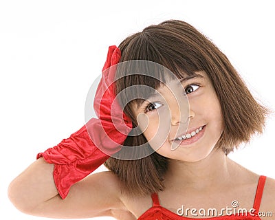 CONFIDENT CHILD Stock Photo