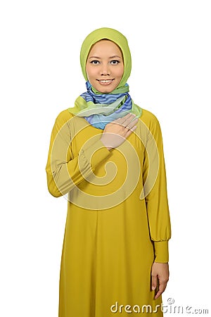 Confident Moslem Woman Stock Photo