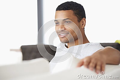 Confident young man portrait Stock Photo