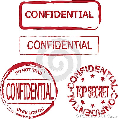 Confidential Stock Photo