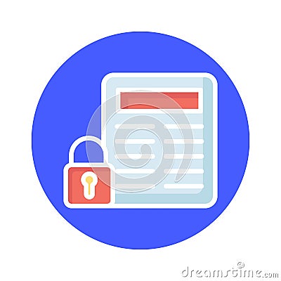 Confidential file Isolated Vector icon which can easily modify or edit Vector Illustration