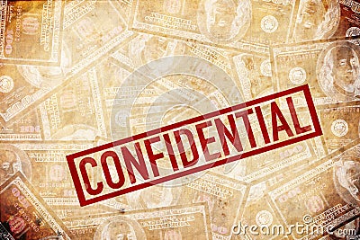 Confidential, NDA Stock Photo