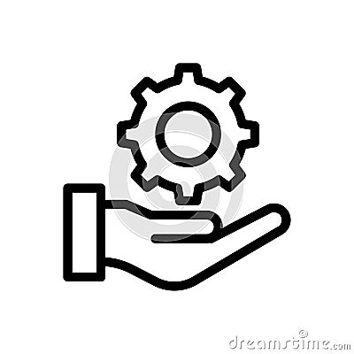 Configure thin line icon Vector Illustration