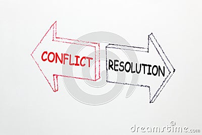 Conflict Resolution Concept Stock Photo