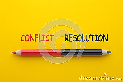 Conflict Resolution Concept Stock Photo