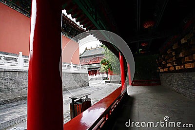 Confucious& x27;temple in Zhengzhou Stock Photo