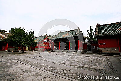 Confucious'temple in Zhengzhou Stock Photo