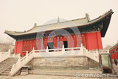 Confucious& x27;temple in Zhengzhou Stock Photo