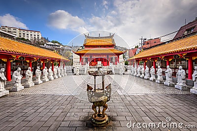 Confucius Shrine in Nagasaki Stock Photo