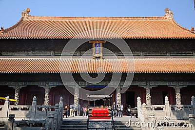 Confucius Temple in Qufu Editorial Stock Photo