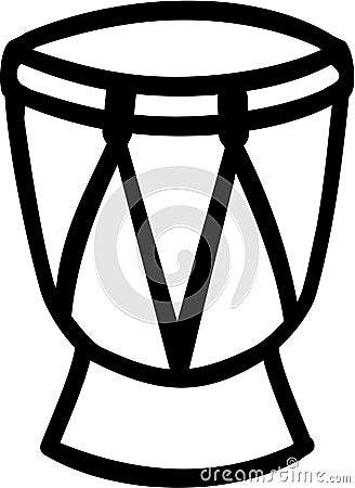 Conga drum icon Vector Illustration