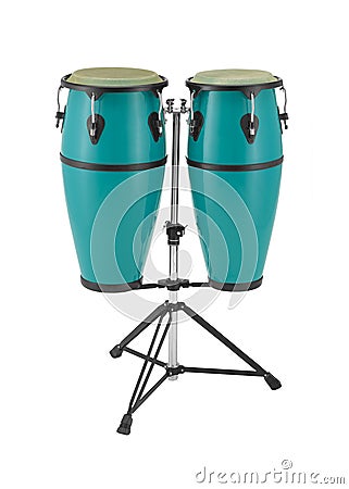 Congas percussion set Stock Photo