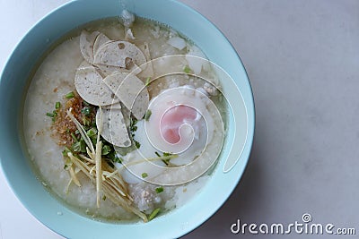 Congee. Look delicious Stock Photo