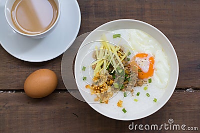 Congee of traditional food Chinese style Stock Photo