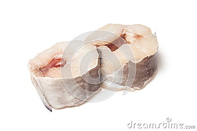 Conger eel fish steaks Stock Photo