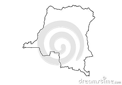 Congo democratic republic of Vector Illustration