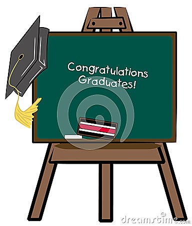 Congratulations graduates Vector Illustration