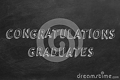 Congratulations graduates Stock Photo