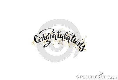 Congratulations Vector Illustration