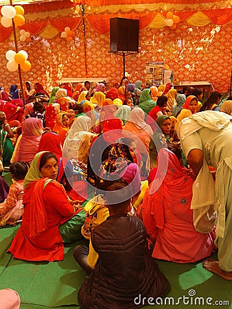 Congregation to praise lord Editorial Stock Photo