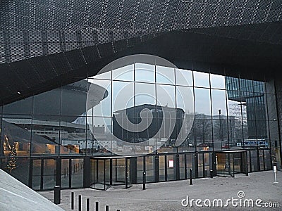 Congres center elevation and design Editorial Stock Photo