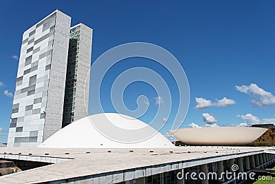 Congress Building Brasilia Distrito Federal Brazil Editorial Stock Photo