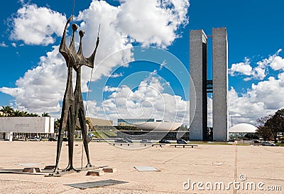 Congress Building Brasilia Distrito Federal Brazil Editorial Stock Photo