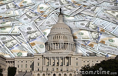 Congress Spending Your Money. Stock Photo